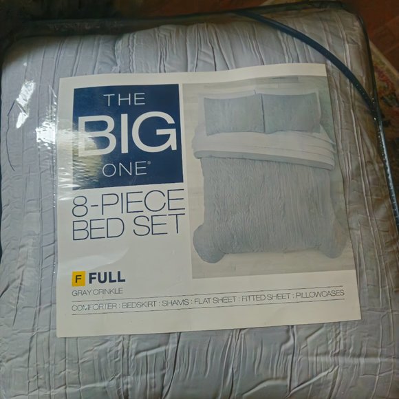 Bed in a bag full size in grey - Picture 4 of 6